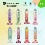 VAPOR STORM風暴辣妹 7500口拋棄式可充電電子煙